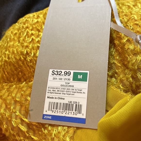 Jason Wu for Target yellow fuzzy shell - Picture 5 of 5
